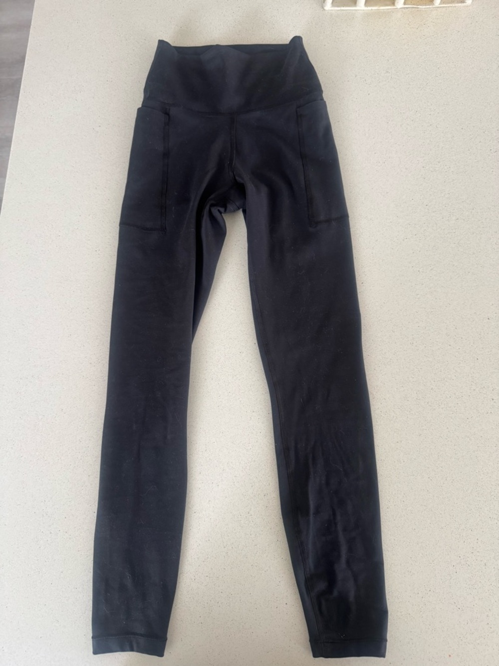 New Balance Harmony High-Rise Pocket Black Pocket Leggings 25” - Women - Picture 7 of 7